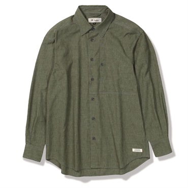 クールマックスシャンブレーシャツ (Men's)(オリーブ-M)