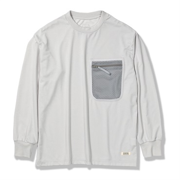 TSベーシックメッシュポケティー (Men's)(ライトグレー-M)