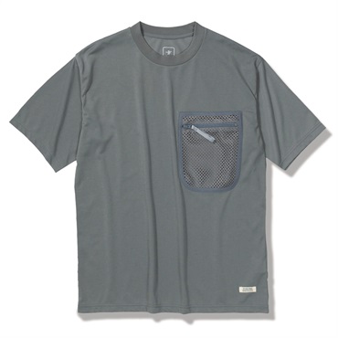 TSベーシックメッシュポケティーS/S (Men's)(チャコール-M)