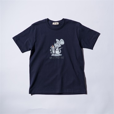 ワイルドマウスティーS/S(ネイビー-M)