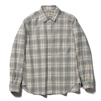 TSウォームチェックシャツ  (Women's)(アイボリー-S)