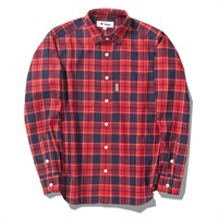 TSウォームチェックシャツ  (Women's)(レッド-S)
