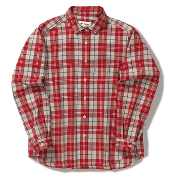 TSウォームチェックシャツ(Women's)(レッド-S)