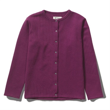 サーマルキルトカーディ(Women's)(パープル-S)