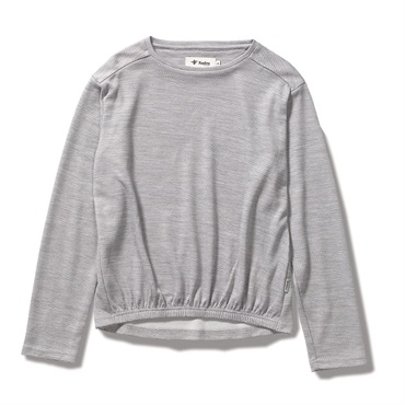PPウールジャカードクルー(Women's)(グレー-S)