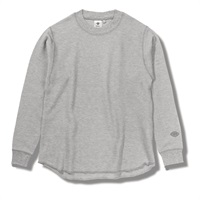 TCワッフルモッククルー(Women's)(グレー-M)