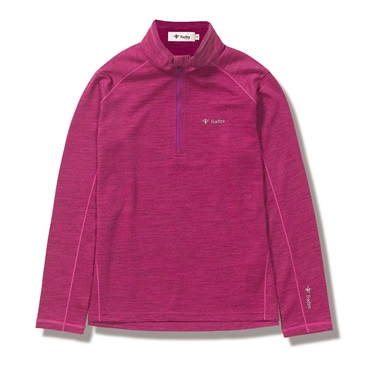 PPウールハーフジップ(Women's)(クランベリー-S)