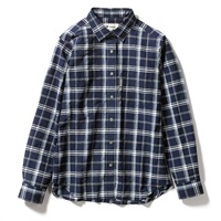 Cシールドプレザントシャツ (Women's)(ネイビー-S)