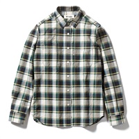 Cシールドプレザントシャツ (Women's)(グリーン-S)
