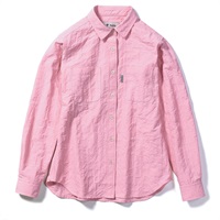 Cシールドプレザントシャツ (Women's)(サーモンピンク-S)
