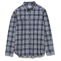 SCミドルチェックシャツ (Women's)(ブルー-S)