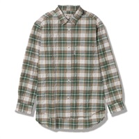 Cシールドサーフェスチェックシャツ (Women's)(アッシュグリーン-S)