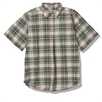 CシールドサーフェスチェックシャツS/S  (Women's)(アッシュグリーン-S)