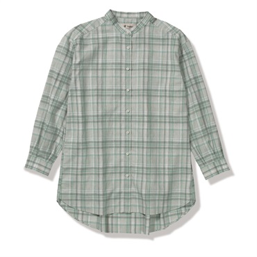 TSリネンチェックチュニック (Women's)(ミストミント-S)