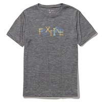 TS EXストレッチロゴティ-S/S  (Women's)(グレー-S)