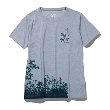 CシールドワイルドフラワーT S/S (Women's)(フェードブルー-S)