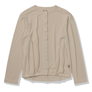 SCメランジスナップカーディ (Women's)(アイボリー-S)