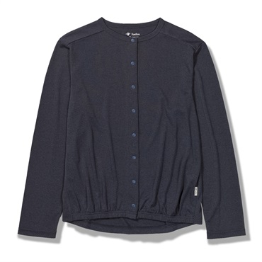 SCメランジスナップカーディ (Women's)(ネイビー-S)