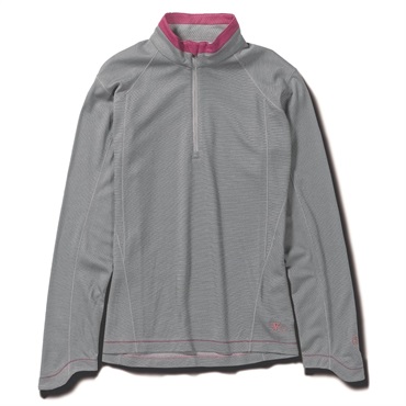 TSウールハーフジップ(Women's)(グレー-S)