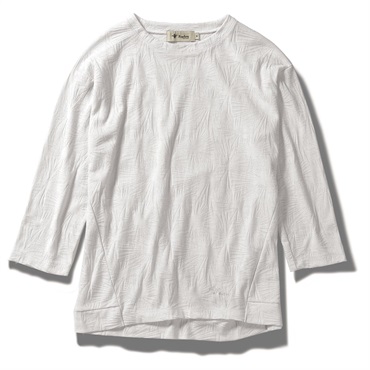 TSリーフジャカードクルー7/S(Women's)(オフホワイト-S)