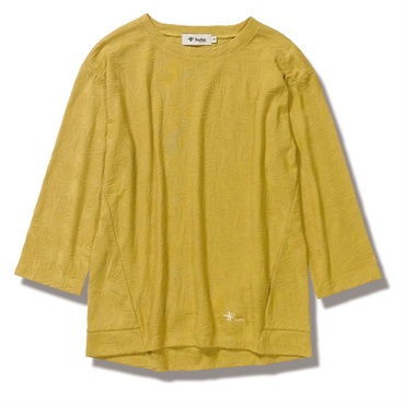 TSリーフジャカードクルー7/S(Women's)(ゴールドイエロー-S)