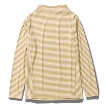 TSスムースボーダーボトルネック(Women's)(イエロー-S)