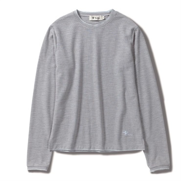 スラブリブクルー(Women's)(グレー-S)
