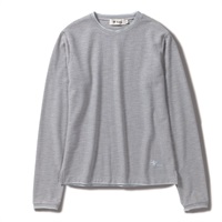 スラブリブクルー(Women's)(グレー-S)