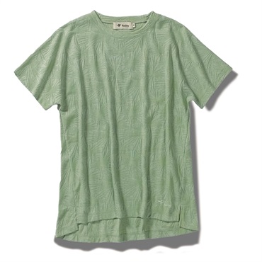TSリーフジャカードティーS/S(Women's)(ライトグリーン-S)