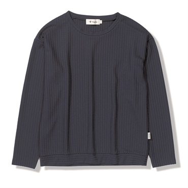 TSワッフルリブルーズクルー (Women's)(ネイビー-S)