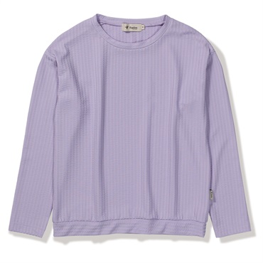 TSワッフルリブルーズクルー (Women's)(ラベンダー-S)
